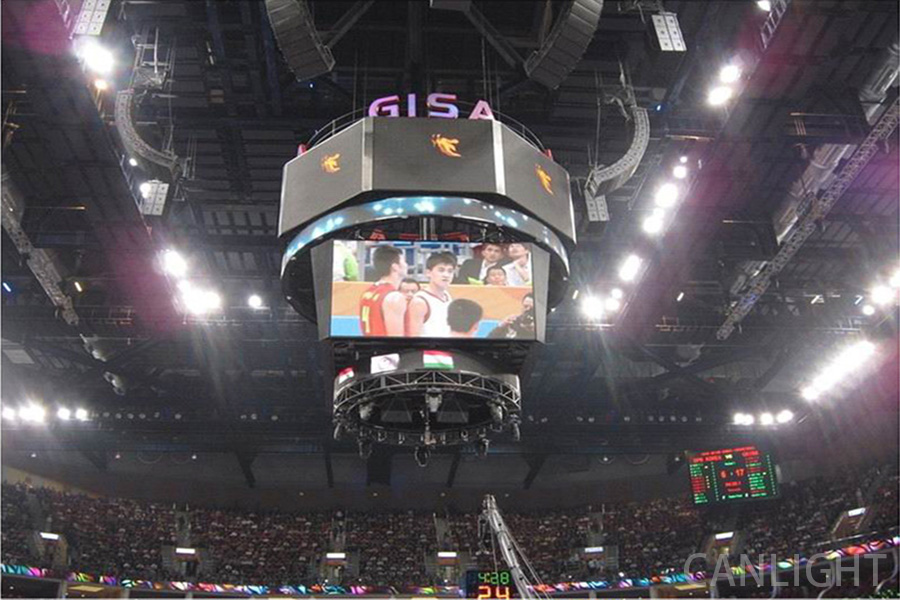 Stadium Sports Perimeter Basketball Scoreboard LED Display Screen