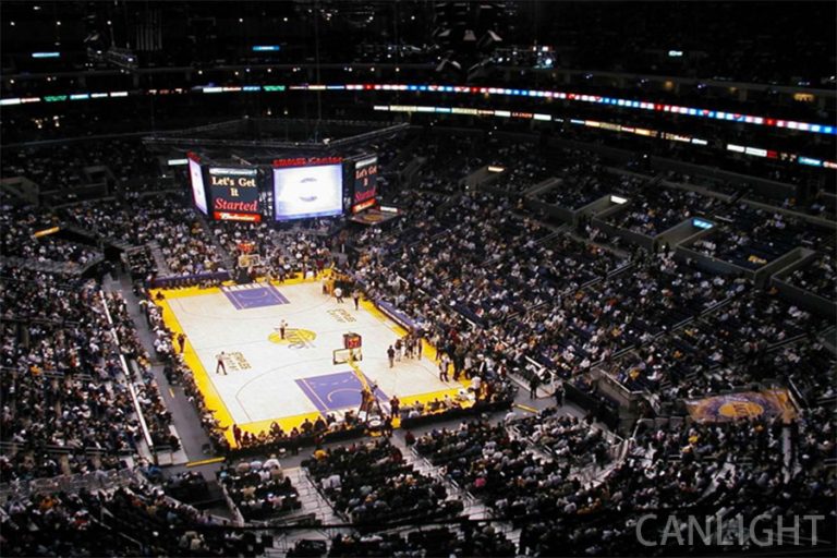 Stadium Sports Perimeter LED Screen for Basketball Game.
