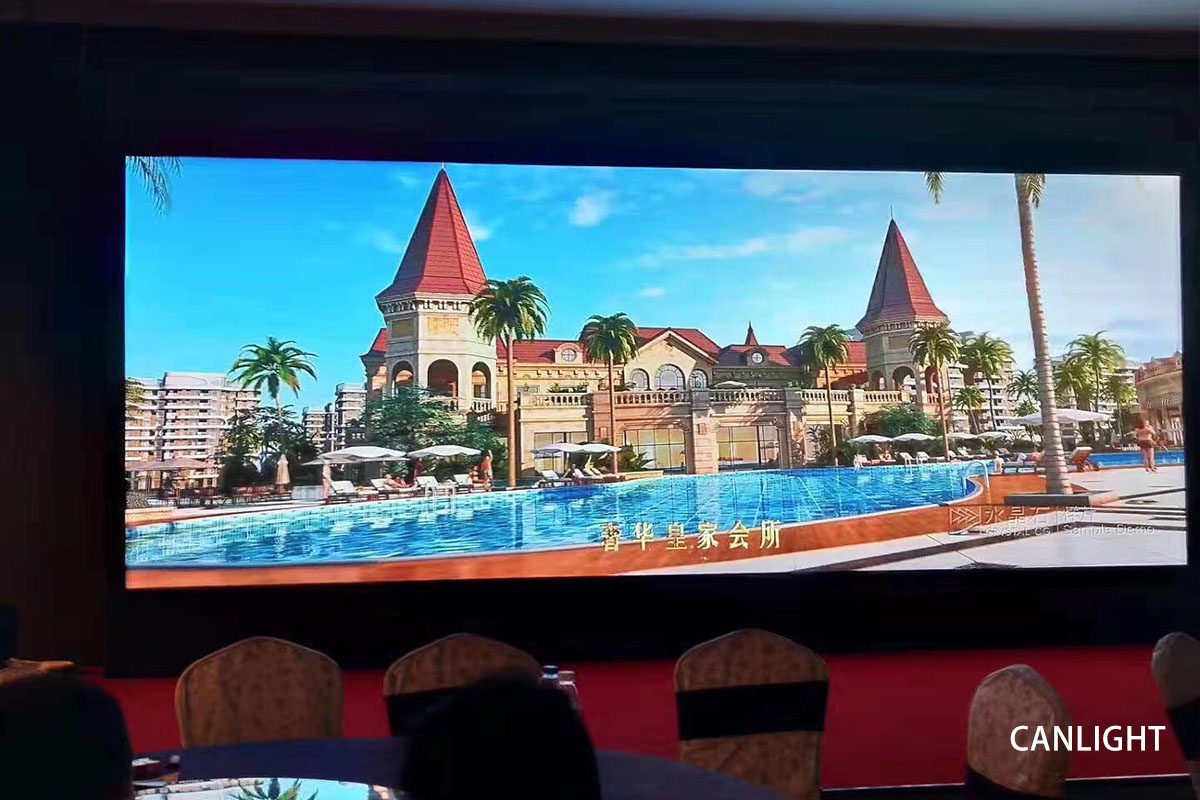 Rental and Staging LED Display for back stage of company events