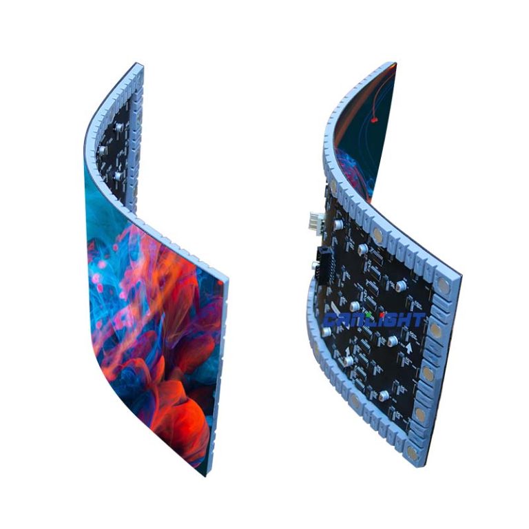 Indoor P1.25-320x160-64s-SMD1010 Soft Flexible LED Display Module, Frontal Servcie By Magnets, Made In China by CANLIGHT
