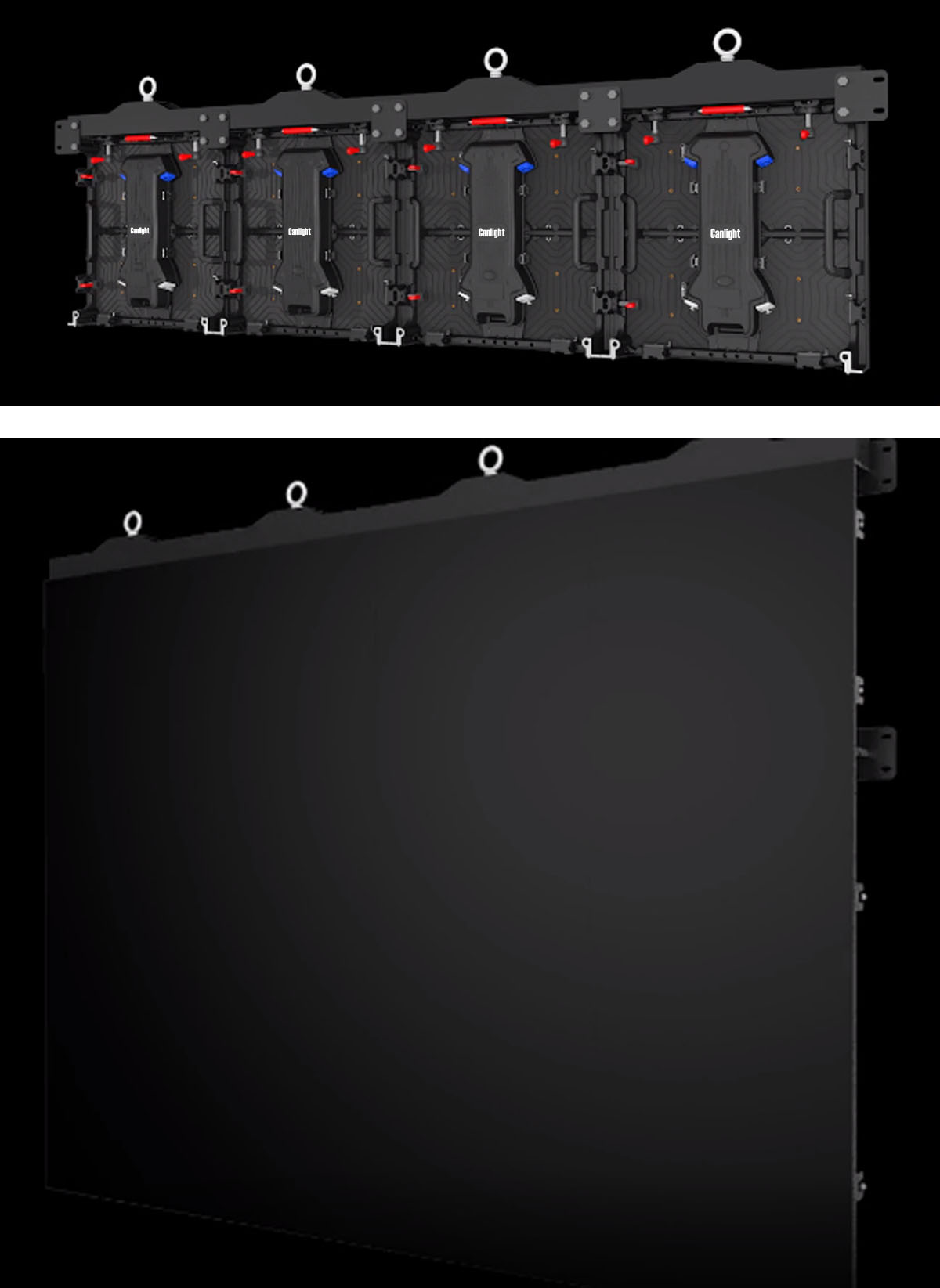 The 7th Features of DR500-YH 500x1000mm Curvedable Die-cast LED Cabinet Panel of Professional Rental LED Display Screen Application