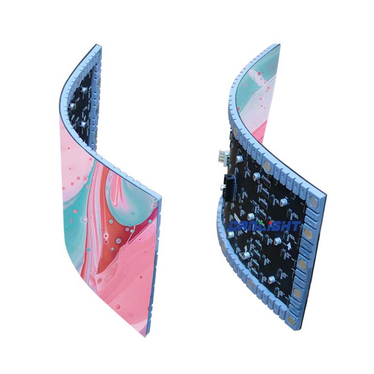 Indoor P1.53-320x160-52s-SMD1212 Soft Flexible LED Display Module, Frontal Servcie By Magnets, Made In China by CANLIGHT