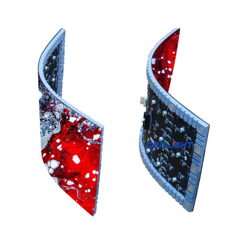 Indoor P1.86-320x160-43s-SMD1515 Soft Flexible LED Display Module, Frontal Servcie By Magnets, Made In China by CANLIGHT