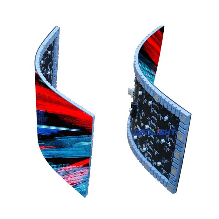 Indoor P2-320x160-40s-SMD1515 Soft Flexible LED Display Module, Frontal Servcie By Magnets, Made In China by CANLIGHT