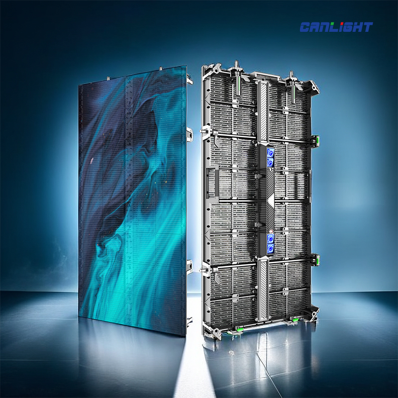 RTL-500x1000 is an indoor rental transparent LED display screen cabinet panel 500mm(W)*1000mm(H) -2