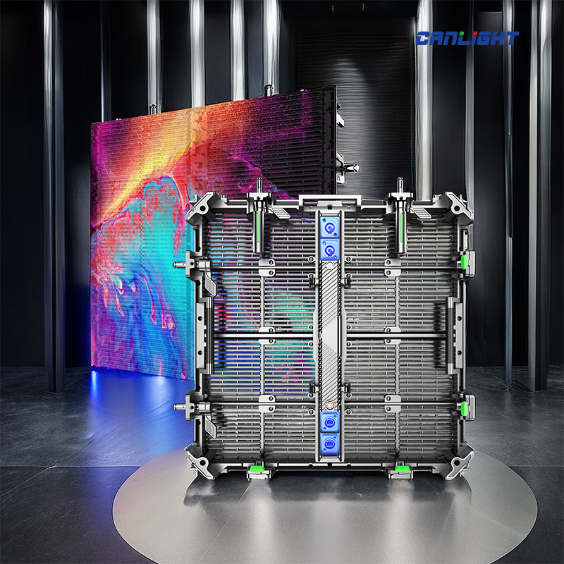 Indoor rental transparent LED display screen cabinet panel 500mm(W)*500mm(H) -2
