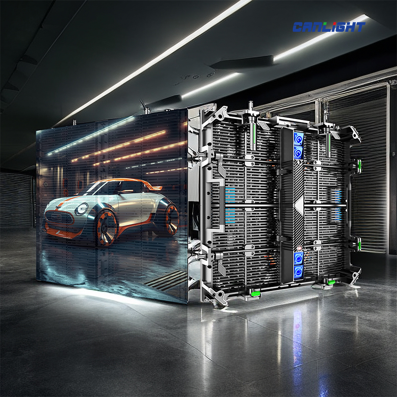Indoor rental transparent LED display screen cabinet panel 500mm(W)*500mm(H) -4