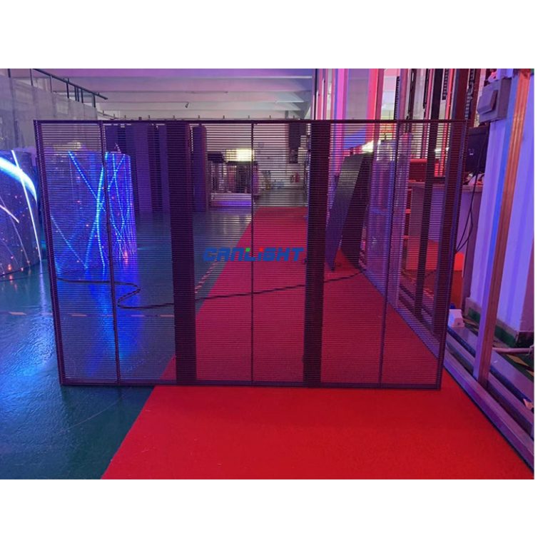 Indoor transparent LED display screen cabinet panel 1500mm(W)*1000mm(H)