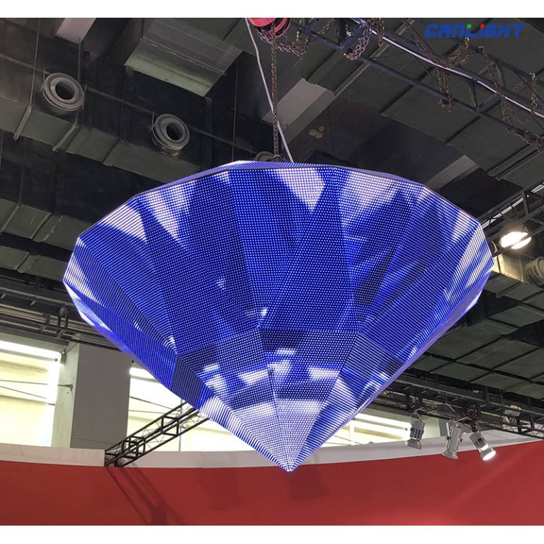 LED Diamond, Special shape custom made led display screen