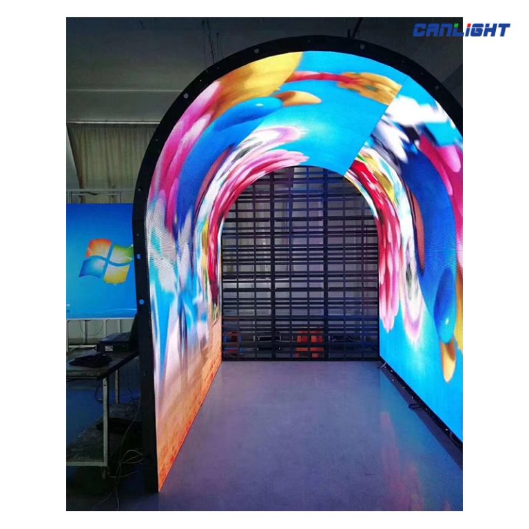 Curved LED Door, Creative Special shape custom made led display screen