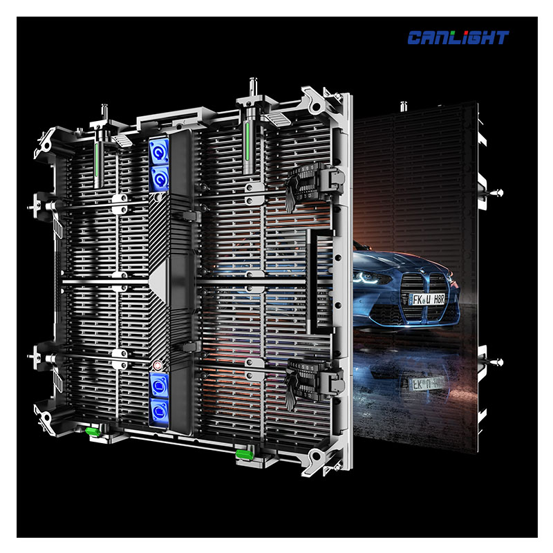 Indoor rental transparent LED display screen cabinet panel 500mm(W)*500mm(H)