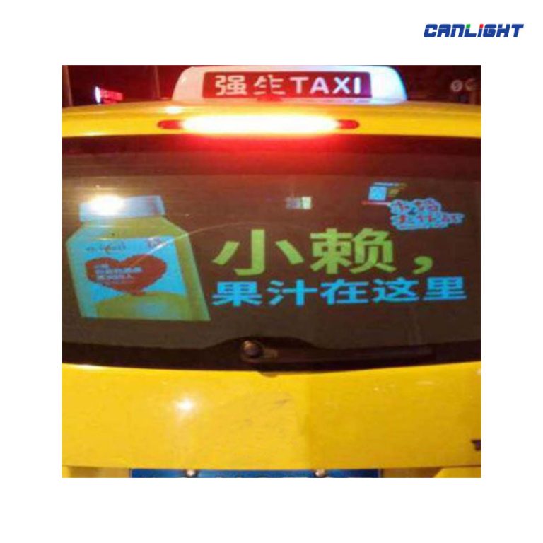 Back of Taxi LED Display Screen