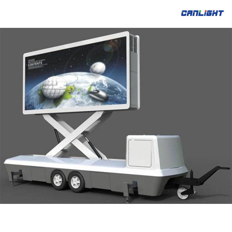 Truck Mobile LED Display Screen, Customizable.