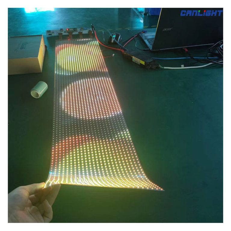 Indoor crystal film transparent led display screen module